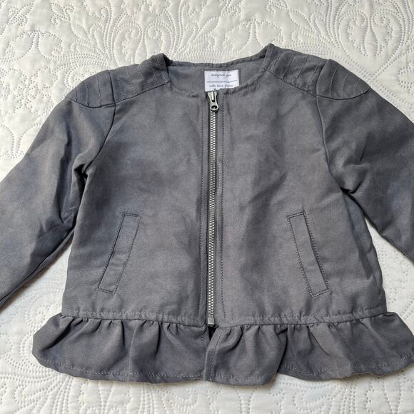 Gymboree Peplum Suede Jacket Size 2T - Picture 4 of 5